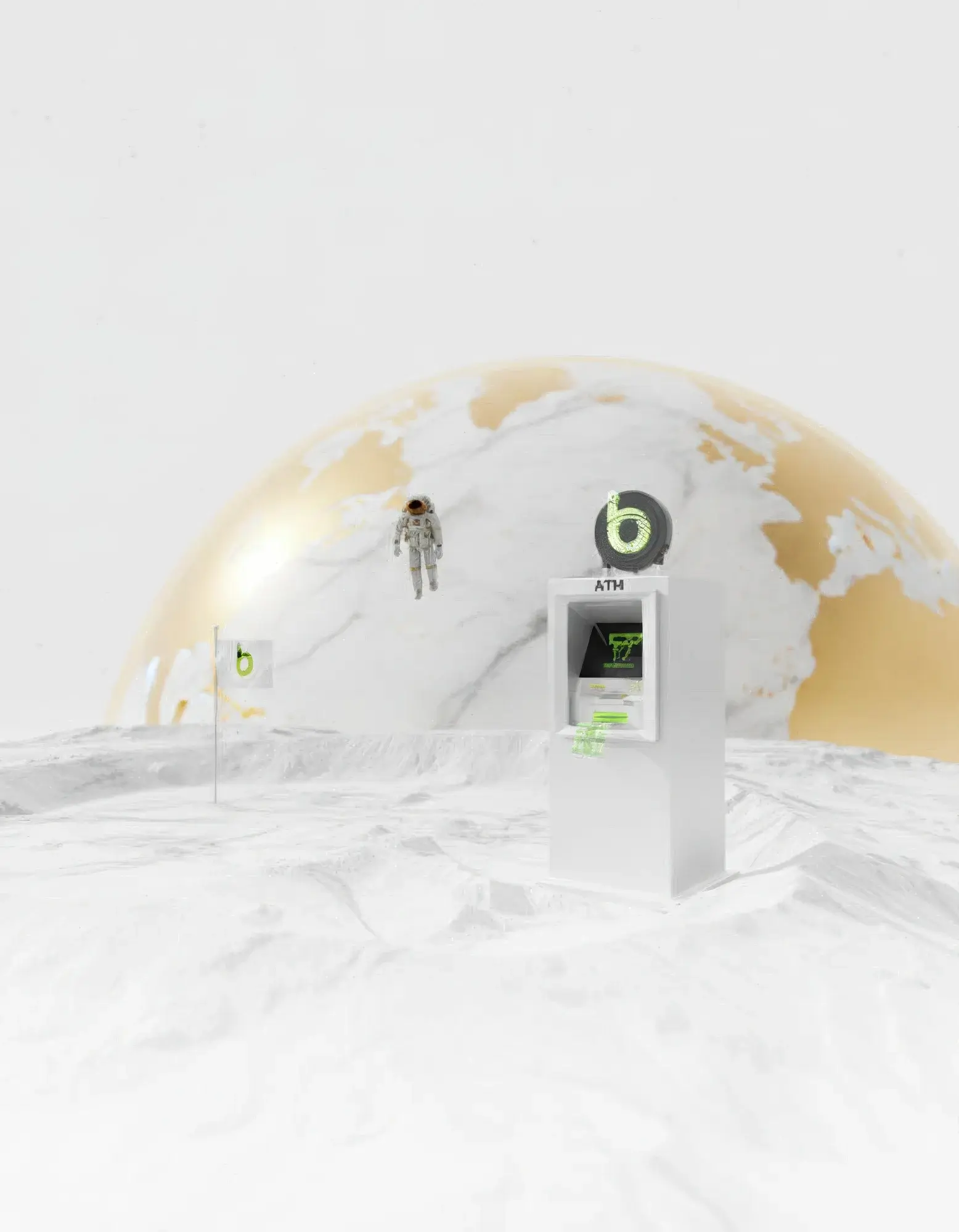 Global payment network illustration
