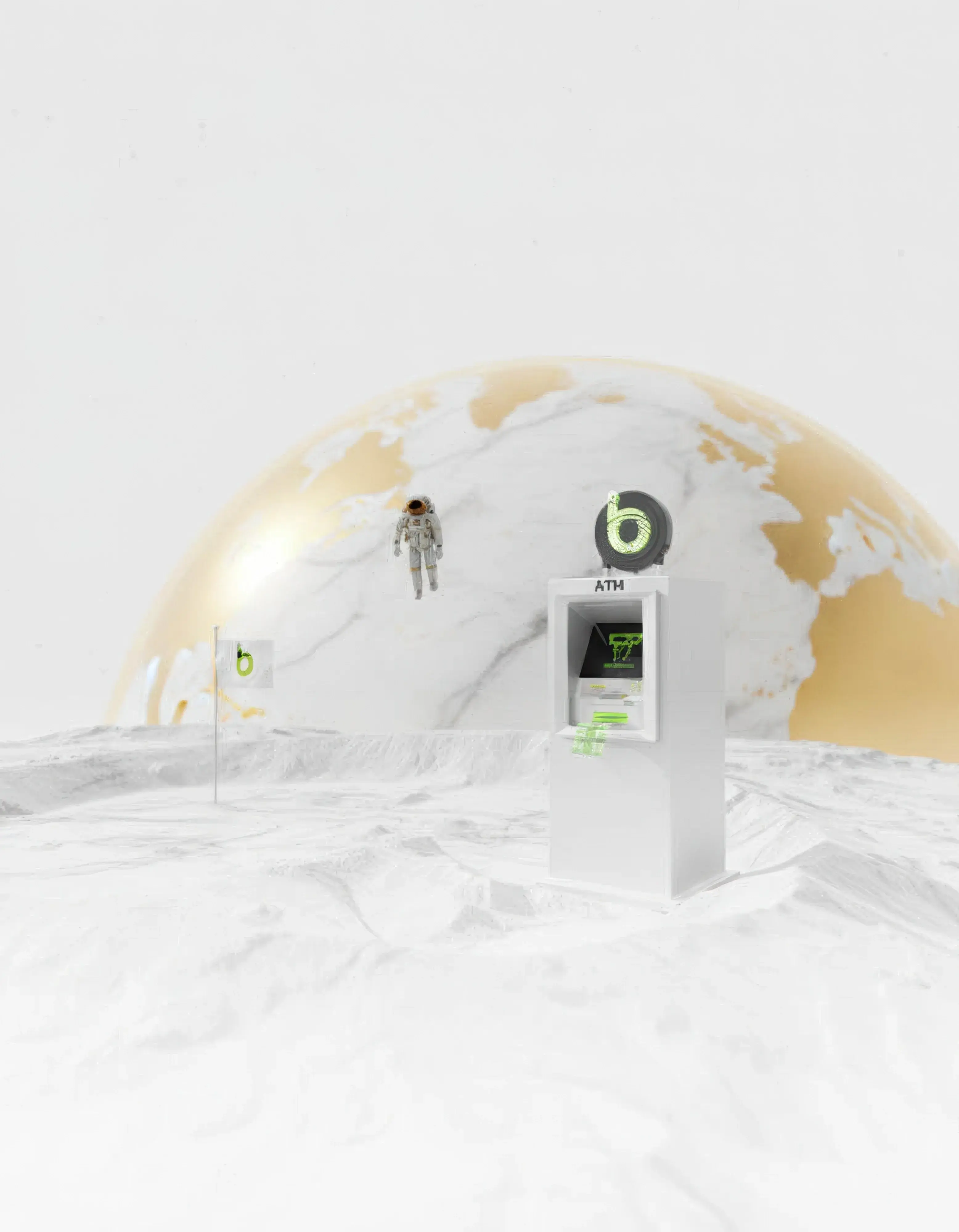 Global payment network illustration