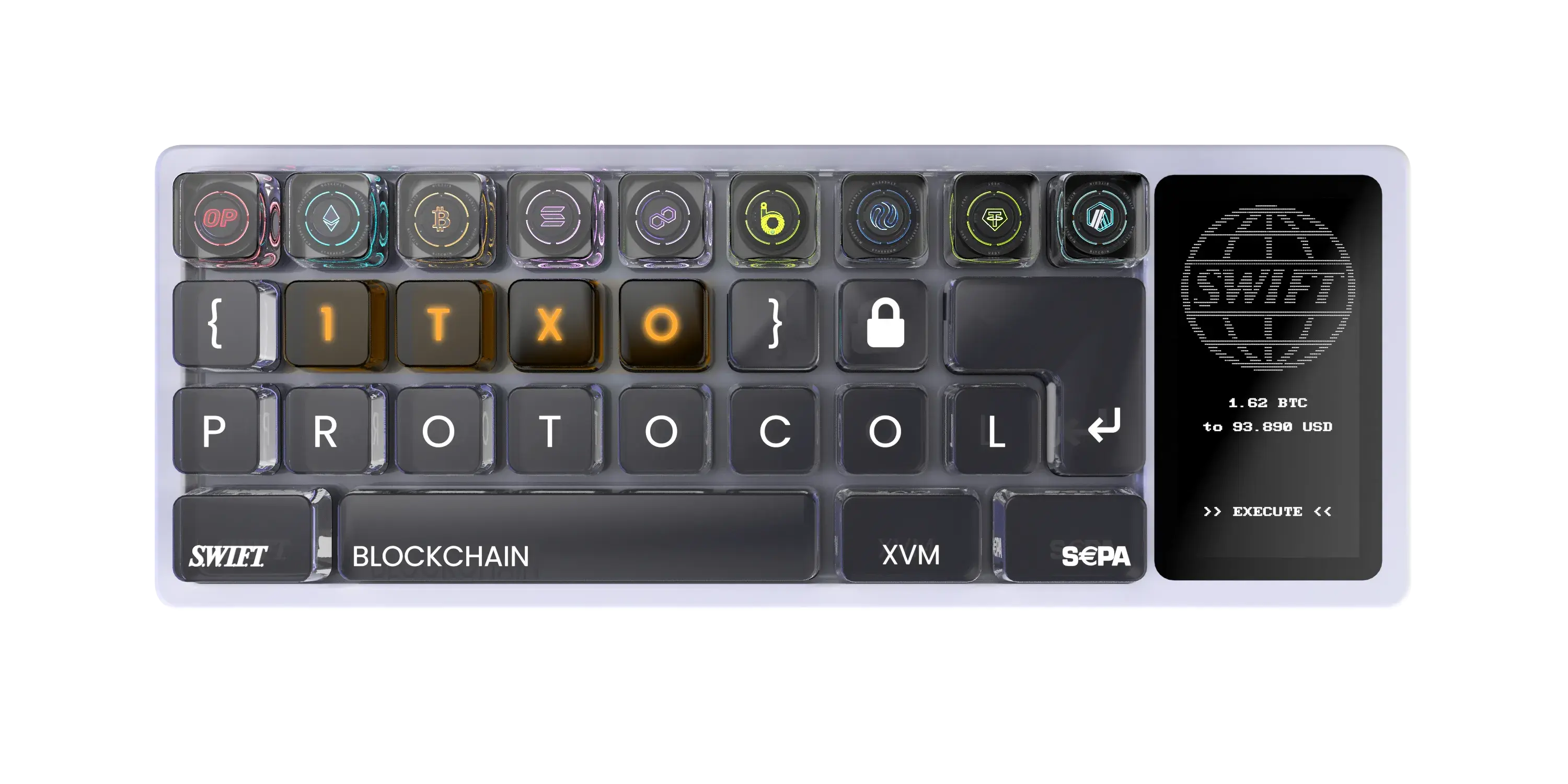 1TX0 protocol keyboard interface